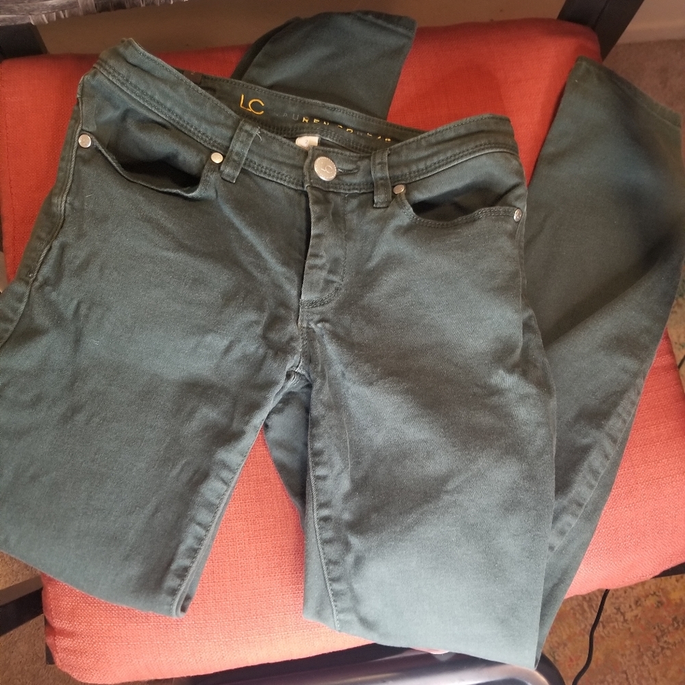 Lauren Conrad Jungle Green Jeans